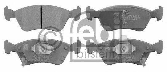 FEBI BILSTEIN 16544 Комплект гальмівних колодок, дискове гальмо