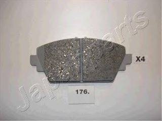 JAPANPARTS PA176AF Комплект гальмівних колодок, дискове гальмо