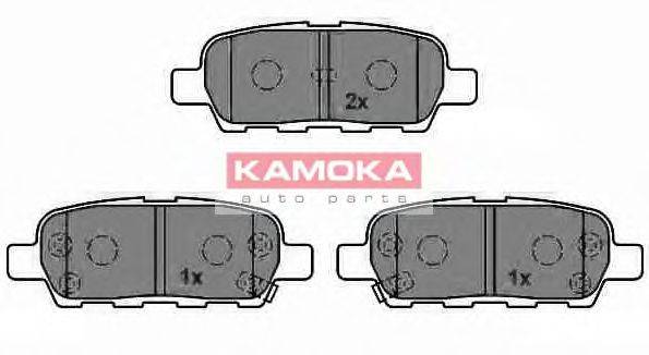 KAMOKA JQ1013386 Комплект гальмівних колодок, дискове гальмо