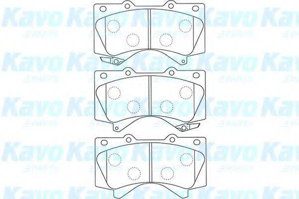 KAVO PARTS BP9121 Комплект гальмівних колодок, дискове гальмо