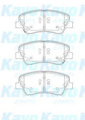 KAVO PARTS BP3047 Комплект гальмівних колодок, дискове гальмо