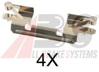 A.B.S. 1769Q Комплектуючі, колодки дискового гальма