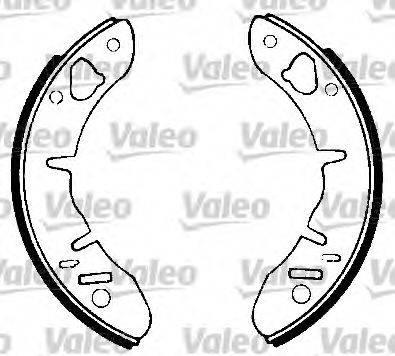 VALEO 553759 Комплект гальмівних колодок