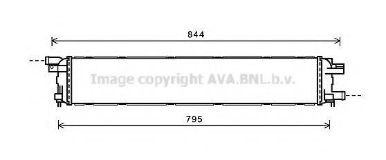 AVA QUALITY COOLING AI2361 Радіатор, охолодження двигуна