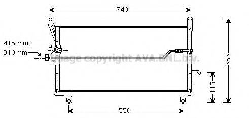 AVA QUALITY COOLING FT5171 Конденсатор, кондиціонер