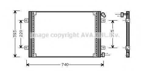 AVA QUALITY COOLING RT5234 Конденсатор, кондиціонер