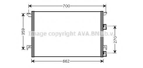 AVA QUALITY COOLING SB5060D Конденсатор, кондиціонер