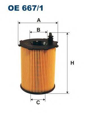 FILTRON OE6671 Масляний фільтр