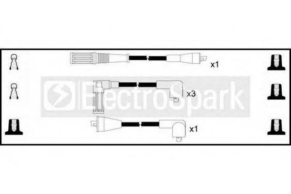 STANDARD OEK106 Комплект дротів запалювання