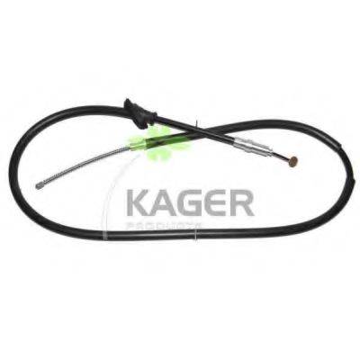 KAGER 196452 Трос, стоянкова гальмівна система