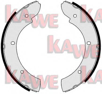 KAWE 08810 Комплект гальмівних колодок