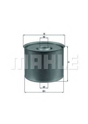 MAHLE ORIGINAL KX23D Паливний фільтр