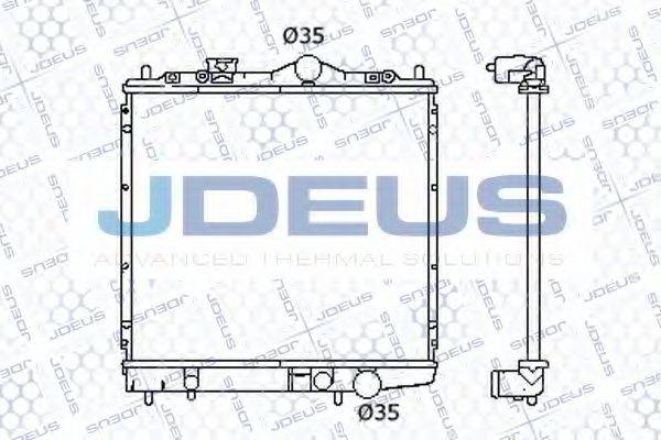 JDEUS 018M07 Радіатор, охолодження двигуна