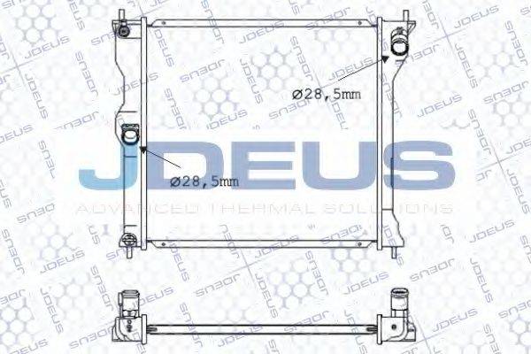 JDEUS 018M72 Радіатор, охолодження двигуна