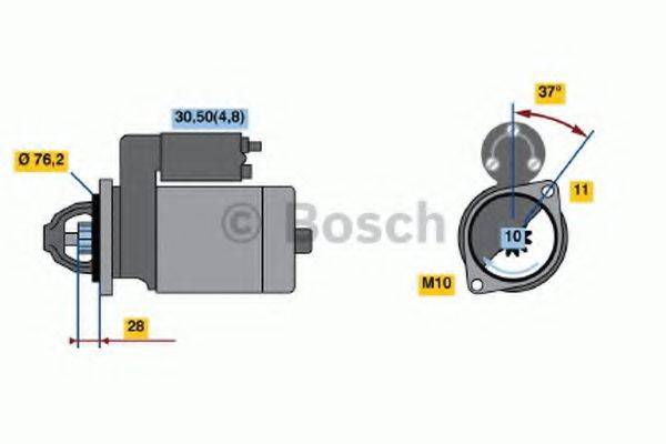 BOSCH 0001109319 Стартер