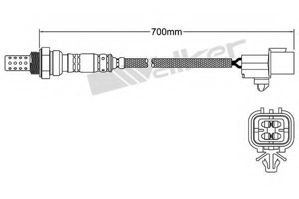 WALKER PRODUCTS 25024633 Лямбда-зонд
