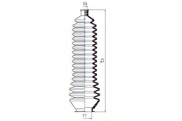 DA SILVA K5288 Пильовик, рульове управління