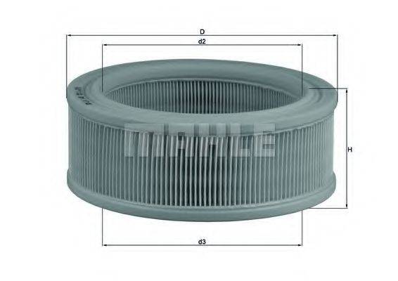 KNECHT LX140 Повітряний фільтр