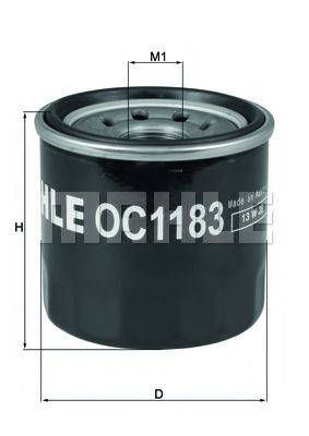 KNECHT OC1183 Масляний фільтр