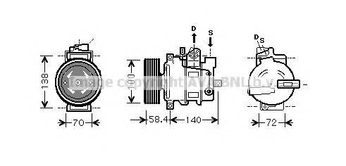 PRASCO AIK262 Компресор, кондиціонер