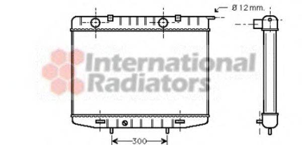VAN WEZEL 37002213 Радіатор, охолодження двигуна