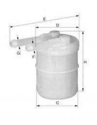 UNIFLUX FILTERS XB297 Паливний фільтр