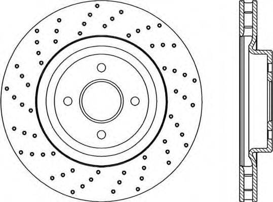 OPEN PARTS BDRS222525 гальмівний диск