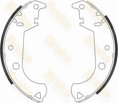 BRAKE ENGINEERING SH2596 Комплект гальмівних колодок