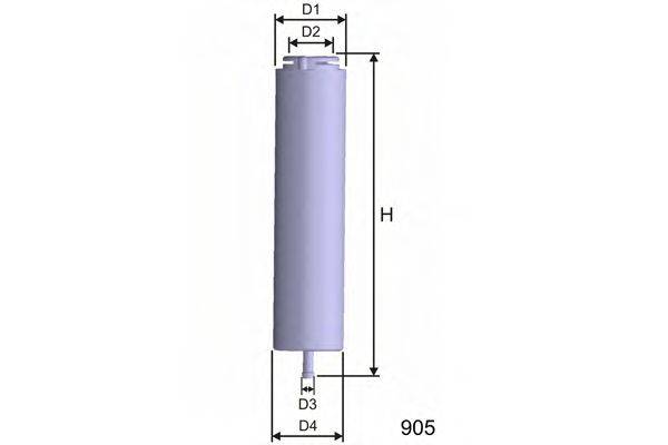 MISFAT E101 Паливний фільтр
