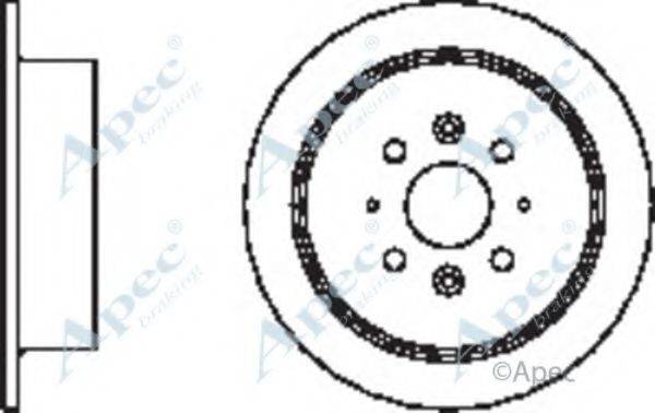 APEC BRAKING DSK2396 гальмівний диск