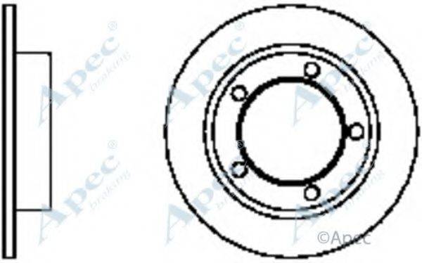 APEC BRAKING DSK768 гальмівний диск