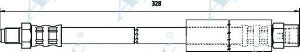 APEC BRAKING HOS3355 Гальмівний шланг