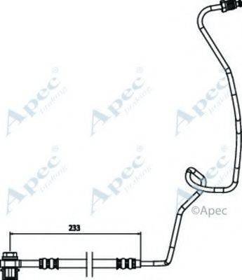 APEC BRAKING HOS3768 Гальмівний шланг