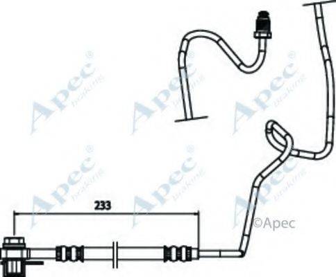 APEC BRAKING HOS3769 Гальмівний шланг