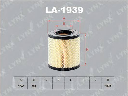 LYNXAUTO LA1939 Повітряний фільтр