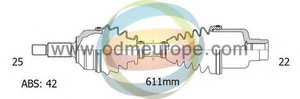 ODM-MULTIPARTS 18302091 Приводний вал