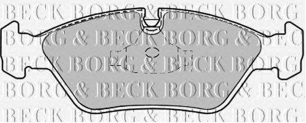 BORG & BECK BBP1067 Комплект гальмівних колодок, дискове гальмо