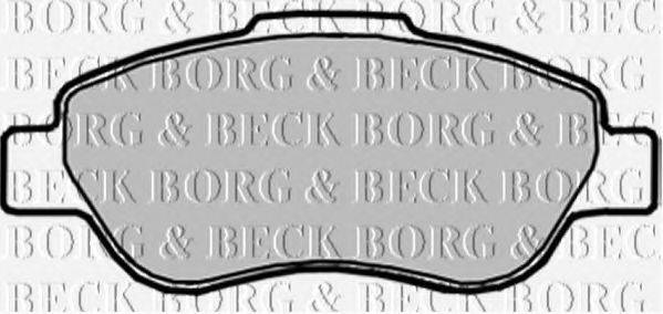 BORG & BECK BBP1914 Комплект гальмівних колодок, дискове гальмо