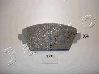 JAPKO 50176 Комплект гальмівних колодок, дискове гальмо