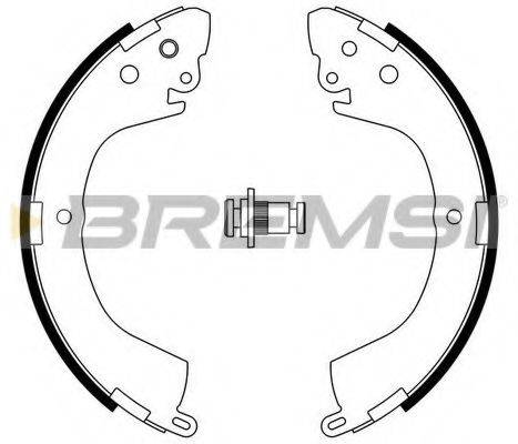 BREMSI GF0824 Комплект гальмівних колодок