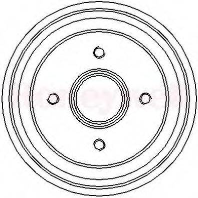 BENDIX 329107B Гальмівний барабан