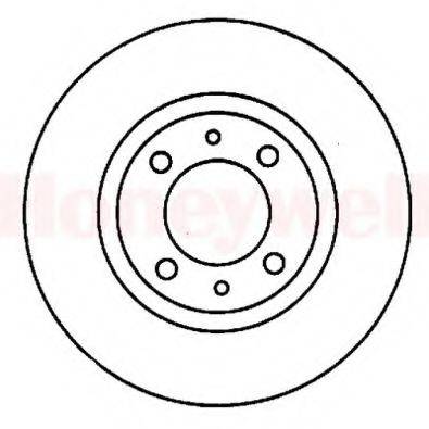 BENDIX 561327B гальмівний диск