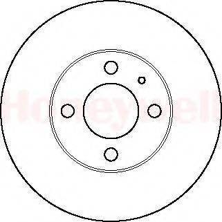 BENDIX 561358B гальмівний диск