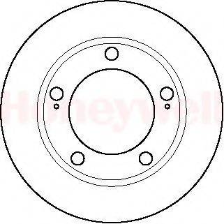 BENDIX 561424B гальмівний диск