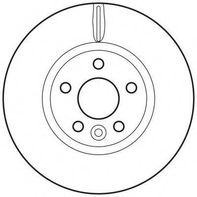 BENDIX 562628BC гальмівний диск
