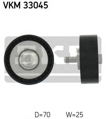 SKF VKM33045 Паразитний / провідний ролик, полікліновий ремінь