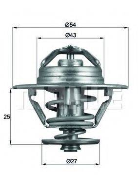 BEHR TX9379D Термостат, охолоджуюча рідина