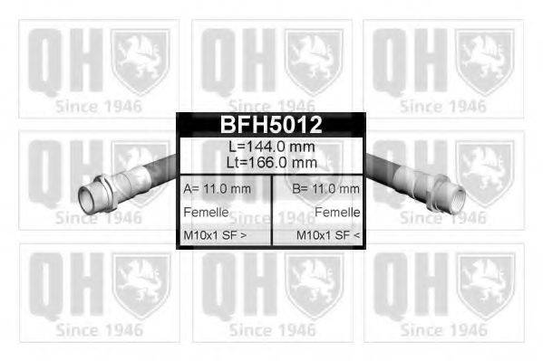 QUINTON HAZELL BFH5012 Гальмівний шланг