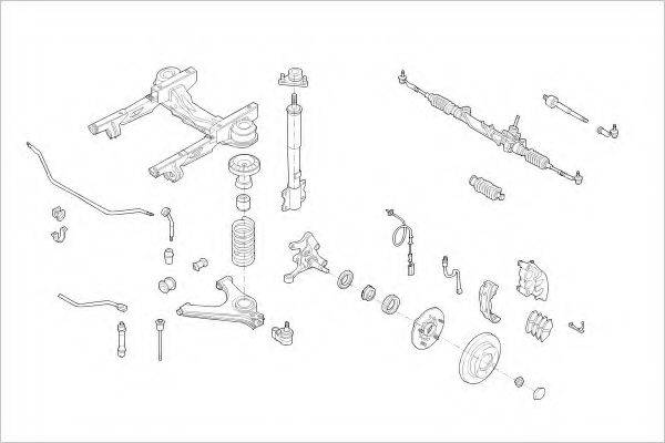DELPHI FORD08791F Підвіска колеса