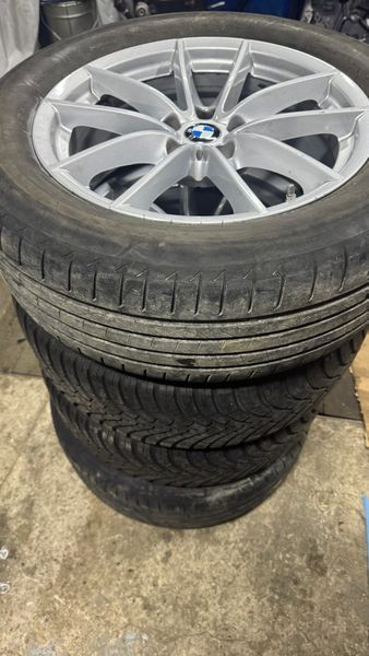 R18. 5х112. Коплект дисків з резиною. BMW оригінал. Не варені R18. 5х112. BMW оригінал. фото